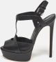 Casadei Pre-owned Leather sandals Black Dames - Thumbnail 2