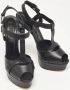 Casadei Pre-owned Leather sandals Black Dames - Thumbnail 4