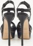 Casadei Pre-owned Leather sandals Black Dames - Thumbnail 5