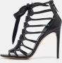 Casadei Pre-owned Leather sandals Black Dames - Thumbnail 2