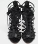 Casadei Pre-owned Leather sandals Black Dames - Thumbnail 3