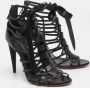 Casadei Pre-owned Leather sandals Black Dames - Thumbnail 4