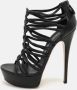 Casadei Pre-owned Leather sandals Black Dames - Thumbnail 2