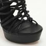 Casadei Pre-owned Leather sandals Black Dames - Thumbnail 7