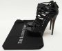 Casadei Pre-owned Leather sandals Black Dames - Thumbnail 9