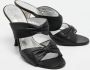 Casadei Pre-owned Leather sandals Black Dames - Thumbnail 2