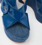 Casadei Pre-owned Leather sandals Blue Dames - Thumbnail 7