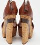 Casadei Pre-owned Leather sandals Brown Dames - Thumbnail 5