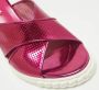 Casadei Pre-owned Leather sandals Purple Dames - Thumbnail 8