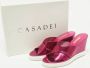 Casadei Pre-owned Leather sandals Purple Dames - Thumbnail 9