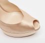 Casadei Pre-owned Satin heels Beige Dames - Thumbnail 7