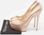 Casadei Pre-owned Satin heels Beige Dames - Thumbnail 9