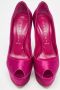 Casadei Pre-owned Satin heels Pink Dames - Thumbnail 3