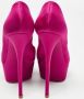 Casadei Pre-owned Satin heels Pink Dames - Thumbnail 5