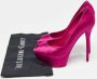 Casadei Pre-owned Satin heels Pink Dames - Thumbnail 9