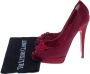 Casadei Pre-owned Satin heels Red Dames - Thumbnail 7