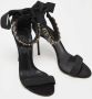 Casadei Pre-owned Satin sandals Black Dames - Thumbnail 4