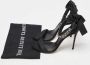 Casadei Pre-owned Satin sandals Black Dames - Thumbnail 9