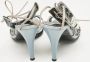 Casadei Pre-owned Satin sandals Gray Dames - Thumbnail 3