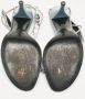 Casadei Pre-owned Satin sandals Gray Dames - Thumbnail 4