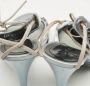 Casadei Pre-owned Satin sandals Gray Dames - Thumbnail 6