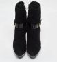 Casadei Pre-owned Suede boots Black Dames - Thumbnail 3