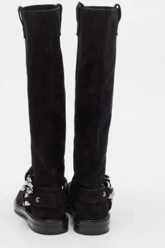 Casadei Pre-owned Suede boots Black Dames