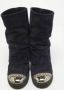 Casadei Pre-owned Suede boots Blue Dames - Thumbnail 3