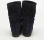 Casadei Pre-owned Suede boots Blue Dames - Thumbnail 5