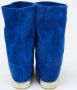 Casadei Pre-owned Suede boots Blue Dames - Thumbnail 5