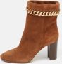 Casadei Pre-owned Suede boots Brown Dames - Thumbnail 2