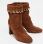 Casadei Pre-owned Suede boots Brown Dames - Thumbnail 4