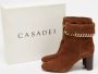 Casadei Pre-owned Suede boots Brown Dames - Thumbnail 9