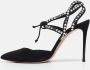 Casadei Pre-owned Suede heels Black Dames - Thumbnail 2