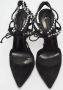 Casadei Pre-owned Suede heels Black Dames - Thumbnail 3