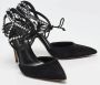 Casadei Pre-owned Suede heels Black Dames - Thumbnail 4