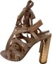 Casadei Pre-owned Suede sandals Pink Dames - Thumbnail 4