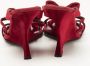 Casadei Pre-owned Suede sandals Red Dames - Thumbnail 5