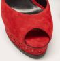 Casadei Pre-owned Suede sandals Red Dames - Thumbnail 8