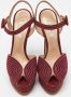 Casadei Pre-owned Suede sandals Red Dames - Thumbnail 3