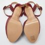 Casadei Pre-owned Suede sandals Red Dames - Thumbnail 6