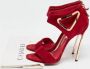 Casadei Pre-owned Suede sandals Red Dames - Thumbnail 7