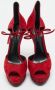 Casadei Pre-owned Suede sandals Red Dames - Thumbnail 2