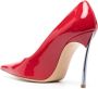 Casadei Super Blade glanzende stiletto pumps Rood Dames - Thumbnail 2