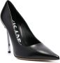 Casadei Zwarte lakleren pumps met puntige neus Zwart Dames - Thumbnail 4