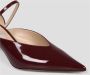 Casadei Rode Kitten Heel Pumps Red Dames - Thumbnail 3