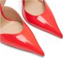 Casadei Rode Lakleren Slingbacks Red Dames - Thumbnail 5