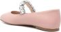 Casadei Roze Kristalband Platte Schoenen Pink Dames - Thumbnail 3