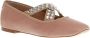 Casadei Roze Strass Kruis Ballerina Schoenen Pink Dames - Thumbnail 2