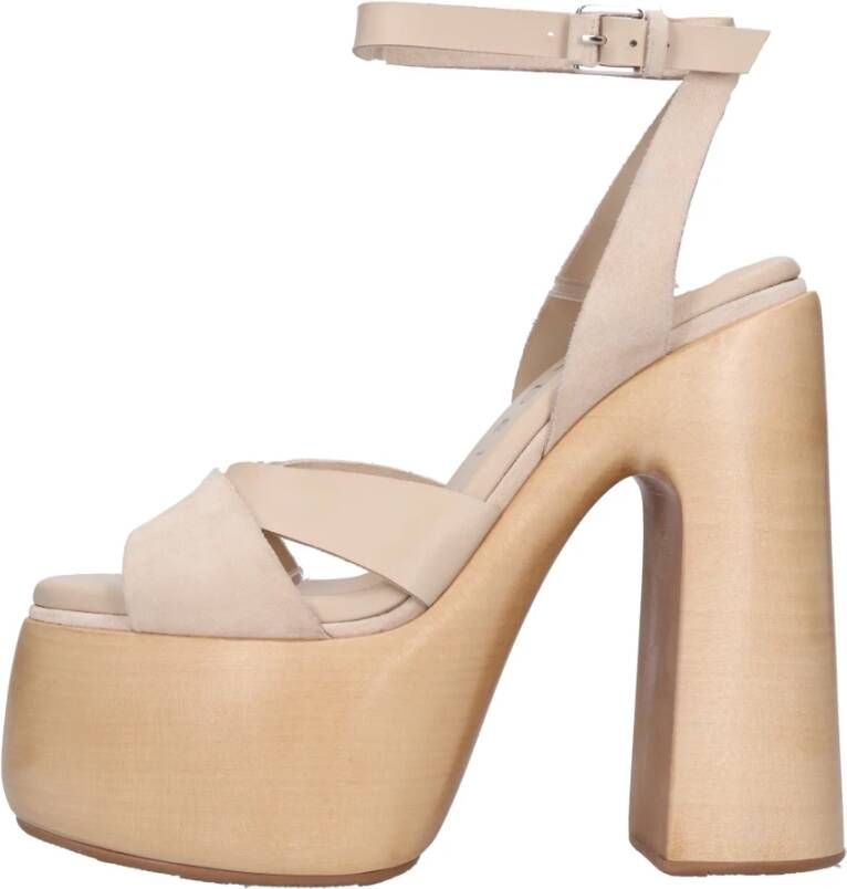 Casadei Sandalen Beige Dames